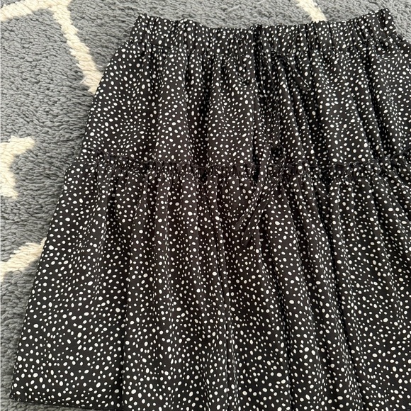 SHEIN Confetti Print Frill Trim Skirt - Picture 3 of 5